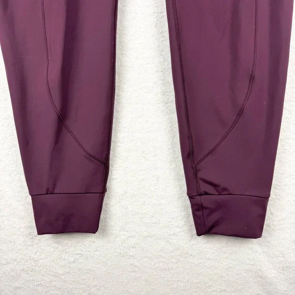 Athleta Rainier Mid Rise Soft Lined Jogger Spiced Cabernet M Athleisure Outdoor - Picture 9 of 16
